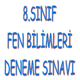 Fen Bilimleri 8.sınıf Deneme Sınavı 1