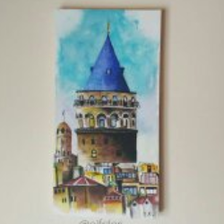 Galata Akrilik Tablo