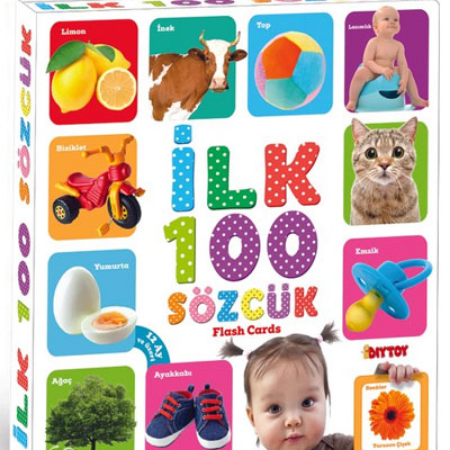 İlk 100 Sözcük Flash Cards Dıytoy